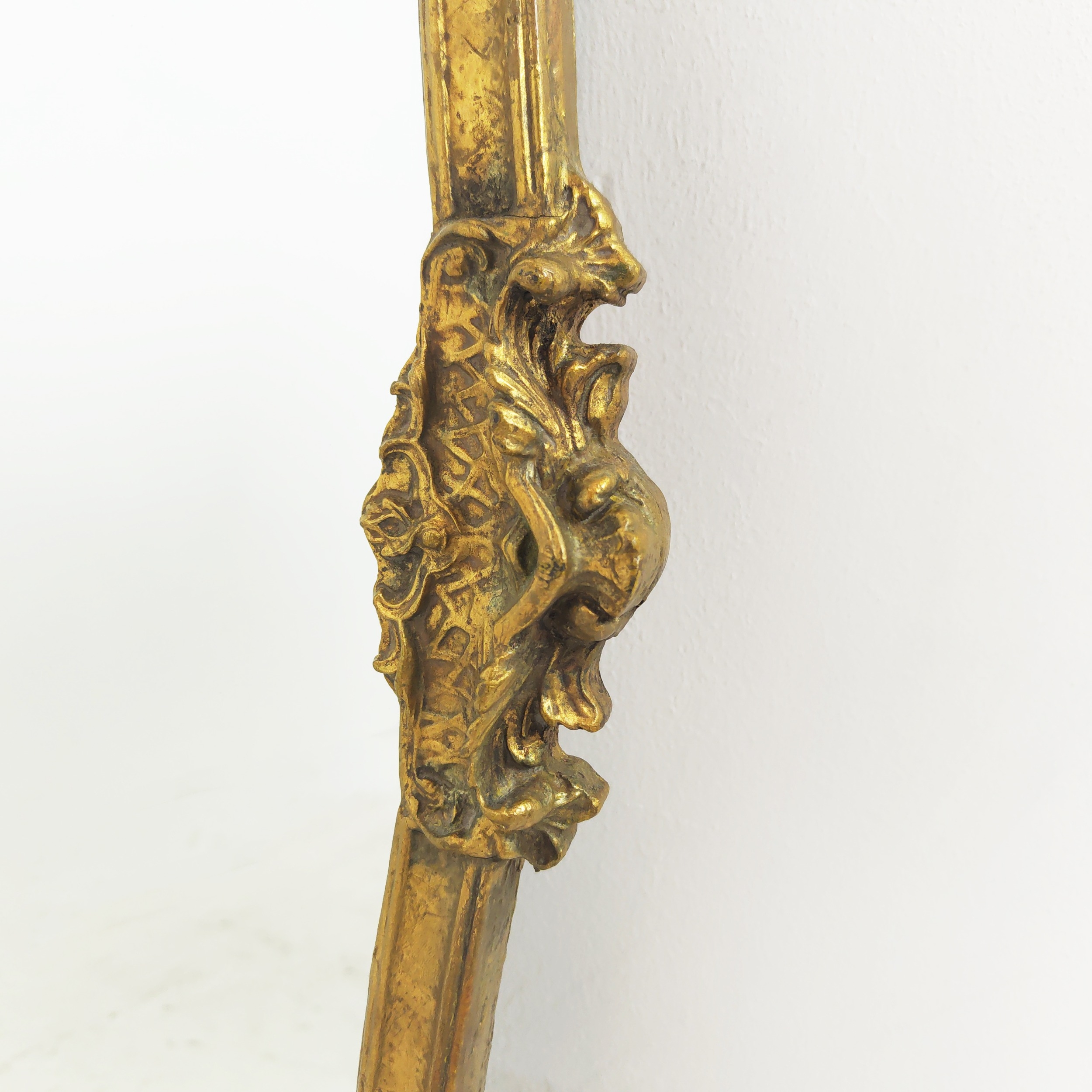 WALL MIRROR, Georgian style with oval gilt frame, 114cm H x 82cm and an ornate rectangular gilt - Image 8 of 9