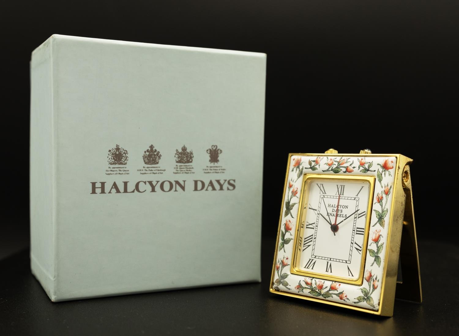 HALCYON DAYS ENAMELS, comprising various quartz travelling clocks, a penhaligon's travelling - Image 22 of 32