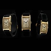 ART-DECO J.W BENSON TANK WRIST WATCH.