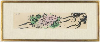 MARC CHAGALL. LES FABLES DE LA FONTAINES - INVITATION. (d)