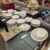 A COPELANDS SPODE PART DINNER SERVICE.