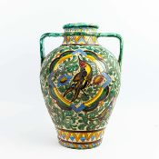 AN ITALIAN SGRAFFITO VASE.