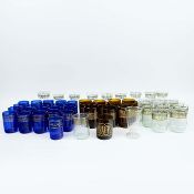 A COLLECTION OF EGYPTIAN CALLIGRPHY GLASSES.