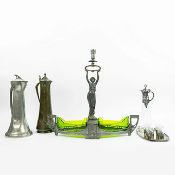 WMF. AN ART NOUVEAU CENTERPIECE. (4).