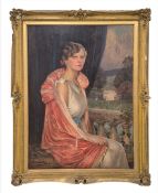 NIKOLAI BECKER (RUSSIAN 1877–1962). PORTRAIT OF JUMMY BOYD.