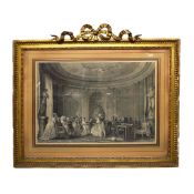 FRANÇOIS DEQUEVAUVILLER (FRENCH 1745-1817) AFTER NICOLAS LAVRINCE. L'ASSEMBLEE AU SALON AND L'ASSEMB