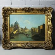 GIOVANNI ANTONIO CANAL (KNOWN AS CANALETTO, ITALIAN 1697-1768). In the manner of. THE GRAND CANAL AN