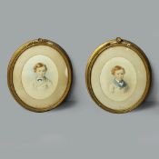 19TH CENTURY BRITISH SCHOOL. PORTRAITS OF LAMBTON BOYS (2).