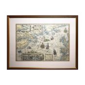 MAP OF NOVA FRANCIA (NEW FRANCE).