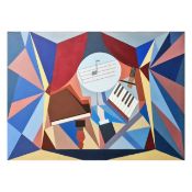 EDWIN AYRES (20TH CENTURY). MUSICAL ABSTRACT.