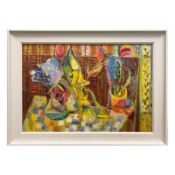 IN THE MANNER OF JANE PIPER (1916-1991). STILL LIFE WITH FLOWERS.