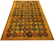 MID-20TH CENTURY SWEDISH RYA RUG.