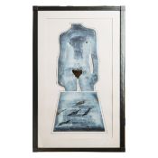 JOHN FRENCH (20TH CENTURY BRITISH). NUDE STUDY. (d)