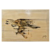 JAN COUTTS. GREYHOUND BUS CHEETAH.