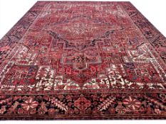 ANTIQUE HERIZ CARPET.