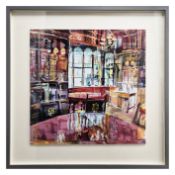 ALISON PULLEN (20TH CENTURY BRITISH). PETER HOUSE COMBINATION ROOM, CAMBRIDGE UNIVERSITY. (d)