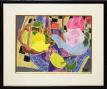 GEORGETTE TAVÉ (FRENCH 1925-2008). COMPOSITION AU DAMIER. (d)