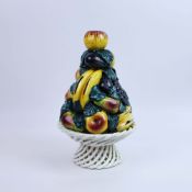 CASA PUPU STYLE. ITALIAN MAJOLICA FRUIT CENTRE PIECE.