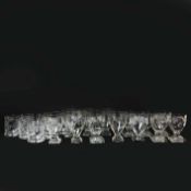 A COLLECTION OF ROYAL BRIERLEY WHEAT AND HOPS DESIGN GLASSWARE (QTY).