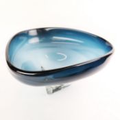 MURANO STYLE GLASS BOWL.