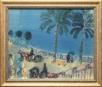 RAOUL DUFY. LA PROMENADE DES ANGLAIS DEPUIS L'HÔTEL SUISSE.