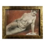 KONSTANTIN LOMYKIN (UKRAINIAN 1924-1994). NUDE READING.