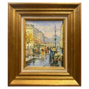 VLADIMIR ORLOV (RUSSIAN B. 1950). MOSCOW IN THE RAIN.