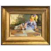 BORIS TROFIMENKO (UKRAINIAN B. 1919). YOUNG GIRL.