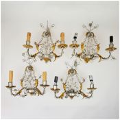 BANCI WALL LIGHTS, A SET OF 4.