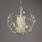 PORTA ROMANA BLOSSOM CEILING LIGHT SMALL WITH SHADE.