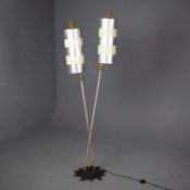 FLAMBEAU NETTLE LUXE 2 LIGHT FLOOR LAMP.