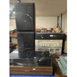 CAMBRIDGE AUTO COMPACT DISC PLAYER, ROTEL STEREO RECEIVER, ROTEL CASSETTE TAPE DECK RD-300M & RX-