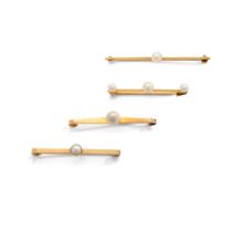 A collection of Scottish freshwater pearl brooches