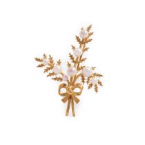 Cairncross of Perth: A Scottish freshwater pearl 'Fern' brooch