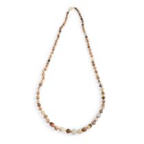 A single strand Scottish freshwater pearl necklace