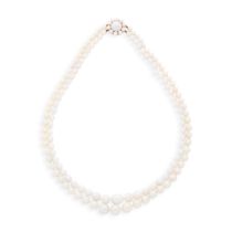 A double strand Scottish freshwater pearl necklace