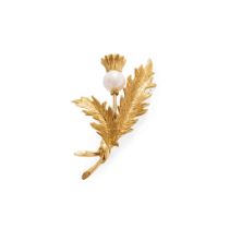 Cairncross of Perth: A Scottish freshwater pearl 'Thistle' brooch
