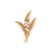 Cairncross of Perth: A Scottish freshwater pearl 'Fern' brooch