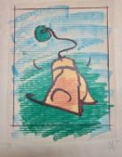 Claes Oldenburg (1929-2022) Teabag, 1972 signed and numbered in pencil lithograph 78 x 57cm,