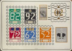 Stephen Nicoll (b.1946) Millennium Postcard Series; No 1 Time Piece; and No 2 Millennium Jubilee,