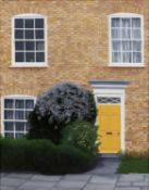 Jennifer Brown (20th century) The yellow door, signed, oil on canvas, 48.5 x 38cm, and a further oil