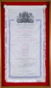A Royal Opera House programme for the 10th June 1958 in celebration of its centenary, printed by