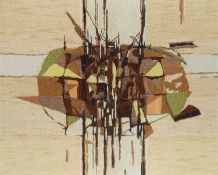 Alan Reynolds (1926-2014) for Edinburgh Weavers Crystalline, 1958 screenprinted textile 42 x 51cm.