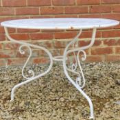 A French-style low conservatory table