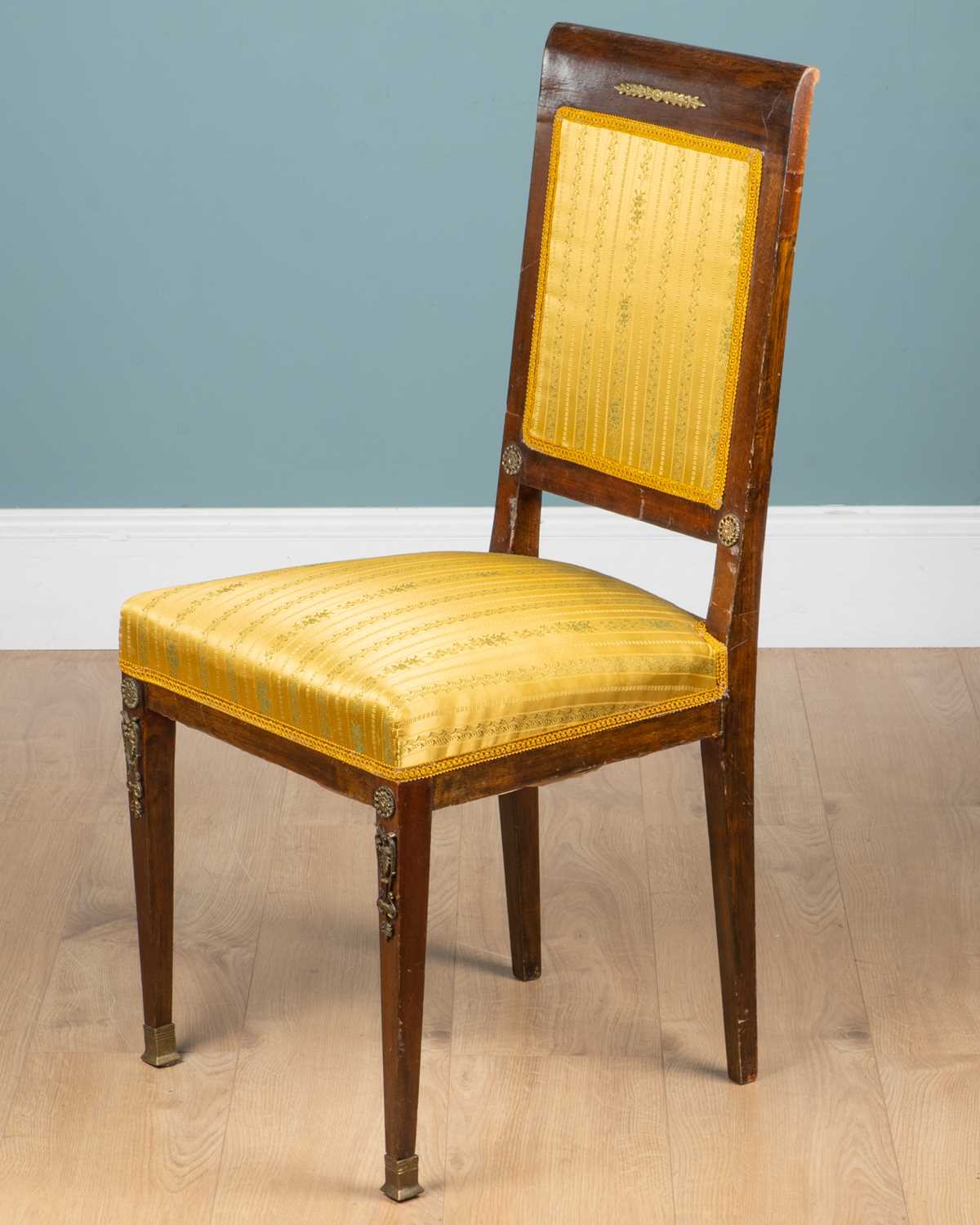 A French Empire mahogany suite of salon furniture - Image 3 of 9