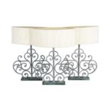 A set of three B&B Italia table lamps