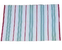 A Portuguese handwoven needlepoint carpet