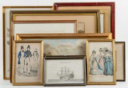 A group of decorative pictures and prints