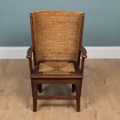 A 20th century oak-framed Orkney chair