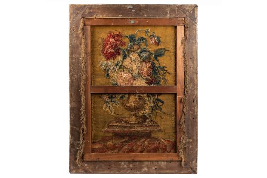 A 19th century French needlework panel - Image 2 of 2